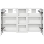 vidaXL Ensemble de Meubles de Salle de Bain 3 Pièces 80 x 10 5 x 50 cm