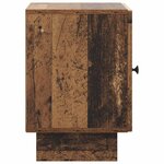 vidaXL Cabinet de chevet 2 Pièces Bois ancien 43 x 34 5 x 50 cm