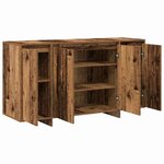 vidaXL Buffet Bois ancien 135 x 41 x 69 cm Bois d'ingénierie