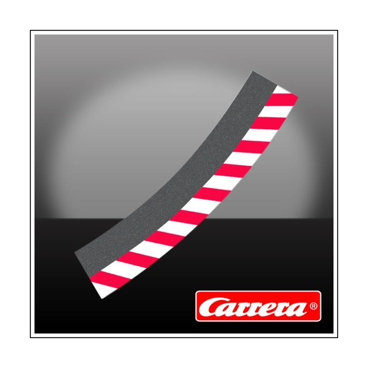 Carrera Digital 124/132 – Set Di Bordi Esterni Curva Rialzata 3/30° (6 Pezzi) E Estremità (2 Pezzi) – Ricambi Pista