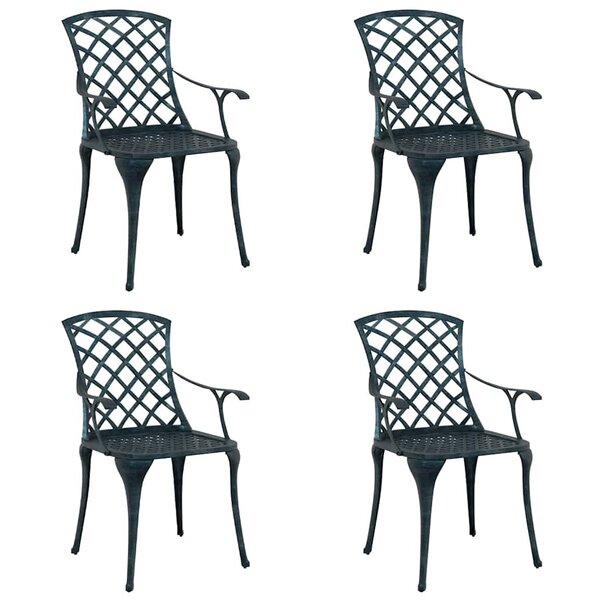 vidaXL Chaise de jardin Vert 61 x 60 5 x 93cm Aluminium