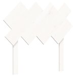 vidaXL Lit pour personne âgée et tête de lit 90x200 cm bois massif