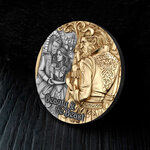 BEAUTY AND THE BEAST 2 Once Argent Monnaie 2000 Francs Cameroon 2024