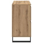 vidaXL Buffets 2 Pièces chêne artisanal 120 x 35 x 70 cm