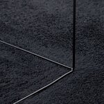 vidaXL Tapis OVIEDO à poils courts noir Ø 200 cm