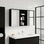 vidaXL Ensemble de Meubles de Salle de Bain 3 Pièces 126 x 16 x 62.5 cm