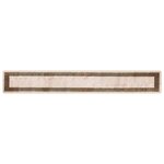vidaXL Coureur de Tapis MARSA Noir 50 x 350 cm Polyester et PVC