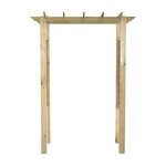vidaXL Arche pour rosiers 150 x 60 x 204 cm bois imprégné