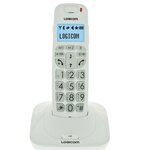Logicom Confort 150 Solo Téléphone Sans Fil Sans Répondeur Blanc Senior