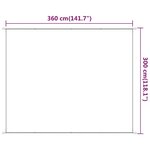 vidaXL Auvent vertical Blanc 300x360 cm Tissu oxford
