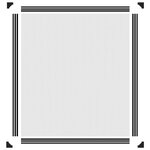 vidaXL Moustiquaire magnétique pour fenêtres anthracite 130x150 cm