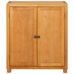 vidaXL Armoire avec stockage avec porte Marron Bois d'ingénierie
