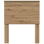 vidaXL Tête de lit Chêne artisanal 80 cm Bois d'ingénierie