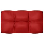 vidaXL Coussins de canapé palette 7 Pièces Rouge