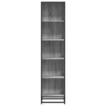 vidaXL Bibliothèque sonoma gris 40x35x170 5 cm bois d'ingénierie