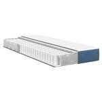 vidaXL Matelas de Lit avec matelas Bleu 100 x 200 cm tissu