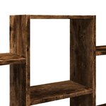 vidaXL Étagère murale chêne fumé 159x18x66 cm bois d'ingénierie