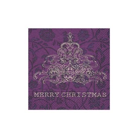 Serviettes Christmas 33 x 33 cm Le paquet