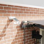 vidaXL Auvent Rétractable with Gris clair 500 × 300 cm tissu