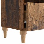 vidaXL Meuble TV Bois ancien 102 x 34 5 x 50 cm Bois d’ingénierie