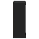 vidaXL Buffet avec lumières LED noir 60 5x37x100 cm