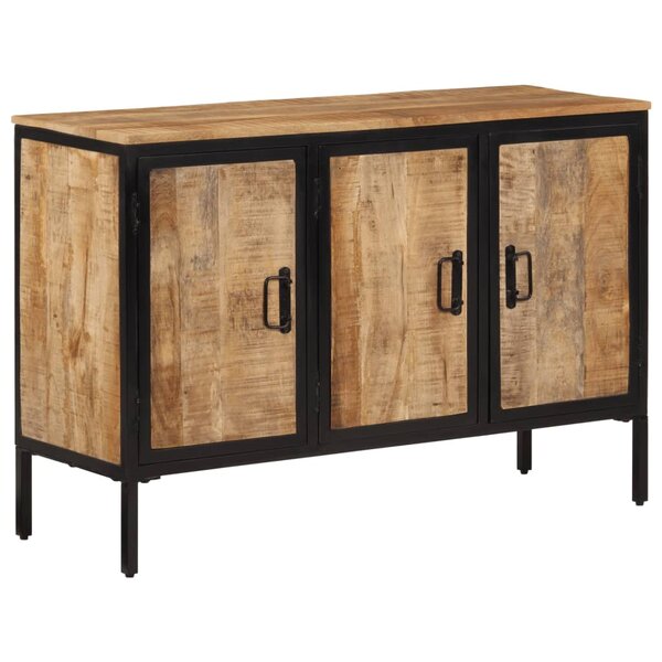 vidaXL Buffet 105x35x70 cm bois de manguier brut massif