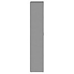 vidaXL Armoire à chaussures Gris 60x30x166 cm Tissu