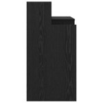 vidaXL Bureau Chêne noir 97 x 45 x 90 cm Bois d'ingénierie