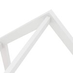 vidaXL Cadre de lit enfant avec tiroir blanc bois pin massif 80x160 cm