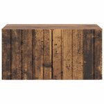 vidaXL Meuble TV mural 59 5 x 41 x 30 cm Bois ancien Bois d'ingénierie