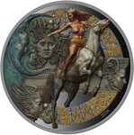 Monnaie QUEEN OF CREATIVITY Colored 2 Oz Argent 25$ Liberia 2026