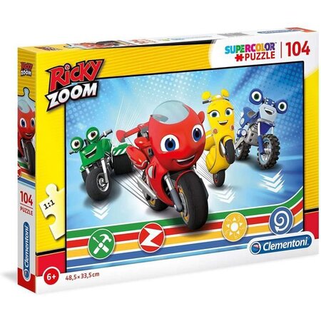 Clementoni - 27158 - SuperColor 104 pieces - Ricky Zoom