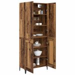 vidaXL Haut Armoire Bois Ancien 69 5 x 34 x 180 cm Bois d'ingénierie