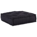 vidaXL Poufs Modulaires 2 Pièces Tissu Anthracite