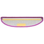 vidaXL Tapis d'escalier 20 Pièces violet 65x21x4 cm