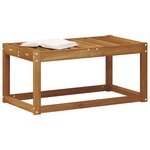 vidaXL Banc de jardin Naturel 79 x 43 x 37 cm Bois d'Acacia Massif