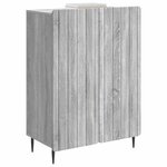 vidaXL Buffet Sonoma gris 66 x 34 5 x 92 cm Bois d'ingénierie