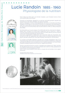 Document philatélique - Lucie Randouin (1885-1960)