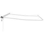 vidaXL Auvent Blanc 5 x 3 m Métal