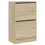 vidaXL Armoire à chaussures chêne sonoma 60x34x96 5 cm bois ingénierie