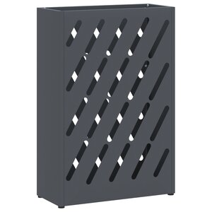 vidaXL Support de parapluie - Anthracite - 28x12x41 cm - Fabriqué en acier