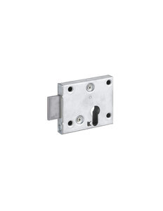 THIRARD - Boitier de serrure en applique à cylindre profilé  95x80 mm  sans gâche  pêne dormant - THIRARD