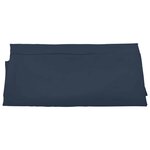 vidaXL Tissu de remplacement pour parasol déporté Bleu 350 cm