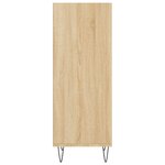vidaXL Buffet chêne sonoma 34 5x32 5x90 cm bois d'ingénierie