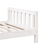 vidaXL Lit pour enfants sans matelas blanc 90x200cm bois de pin massif