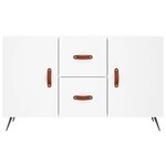 vidaXL Buffet blanc 100x36x60 cm bois d'ingénierie