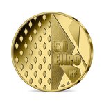 Jeux olympiques paris 2024 monnaie de 50€ or 1/4oz be - equipe de france olympique et paralympique