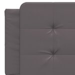 vidaXL Cadre de lit sans matelas gris 160x200 cm similicuir