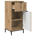 vidaXL Ensemble de mobilier de salle de bain 2 Pièces Chêne artisanal