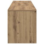 vidaXL Meuble TV Chêne artisanal Bois d'ingénierie